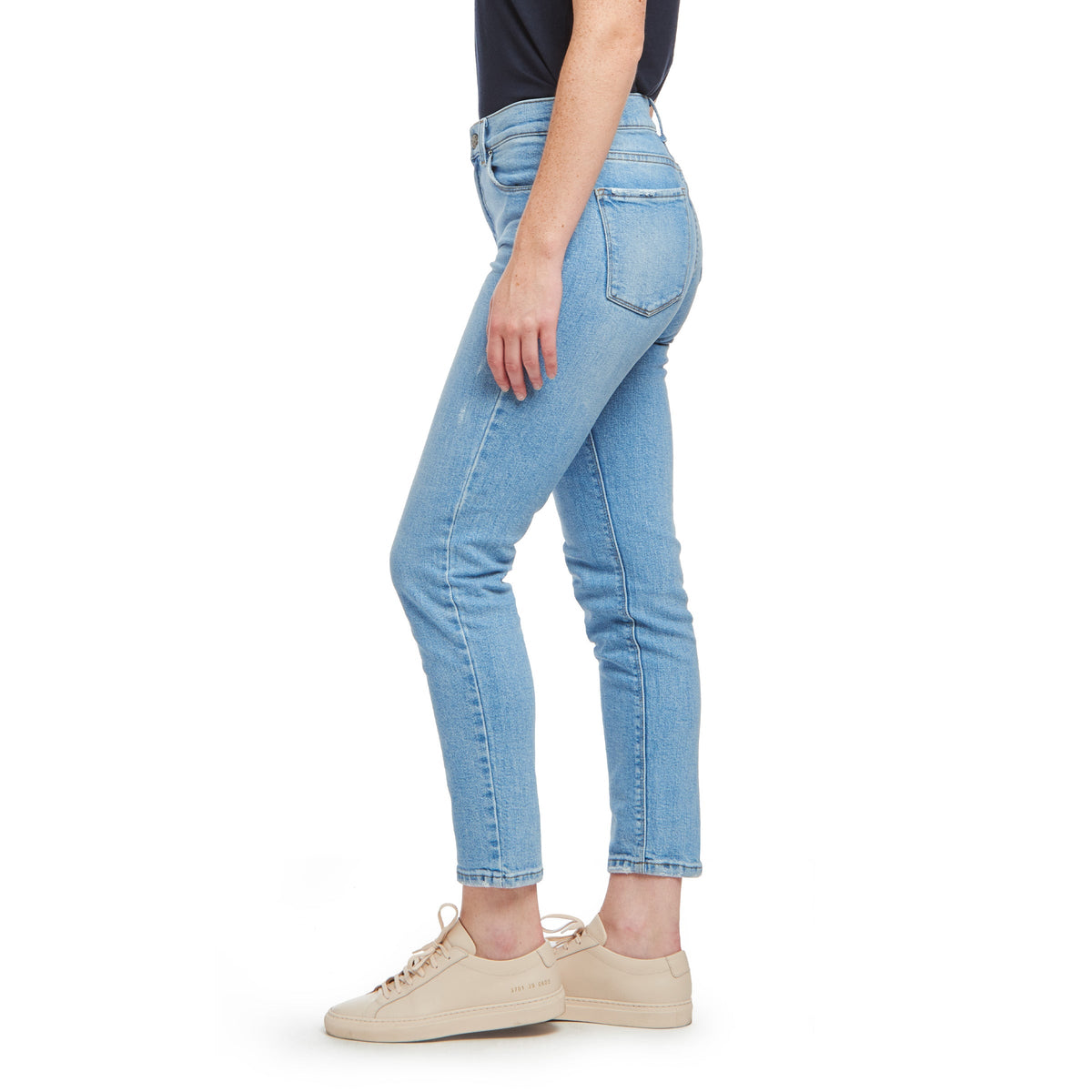 Jeans mom Hubert de tiro alto y corte slim