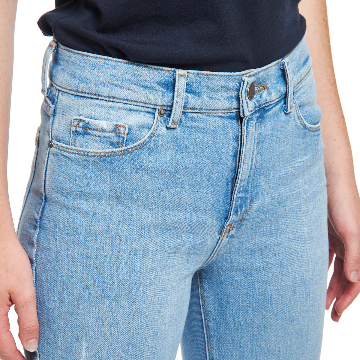 Jeans mom Hubert de tiro alto y corte slim