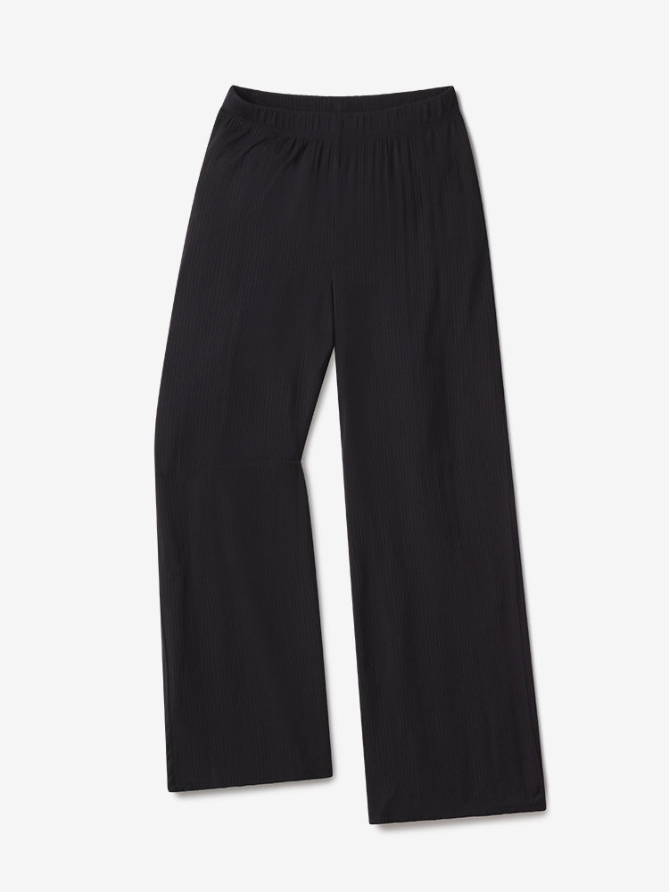 Pantalones cómodos de pierna ancha para estar en casa