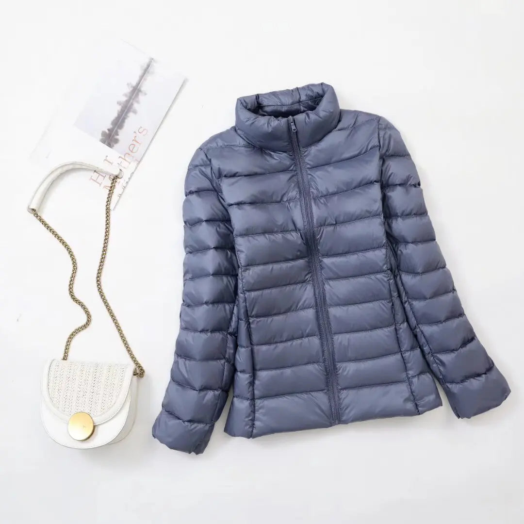 Piumino ultraleggero Azzurro polvere