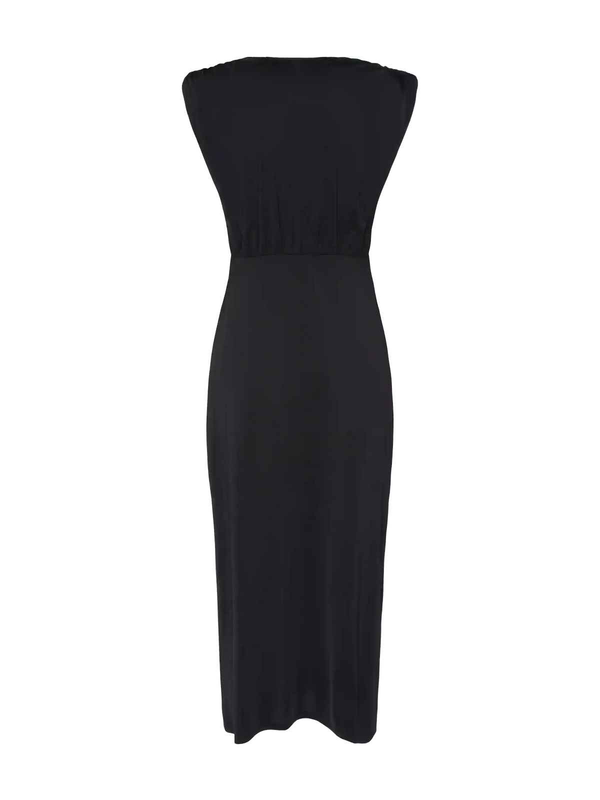 Vestido pareo envolvente Marina negro elegante