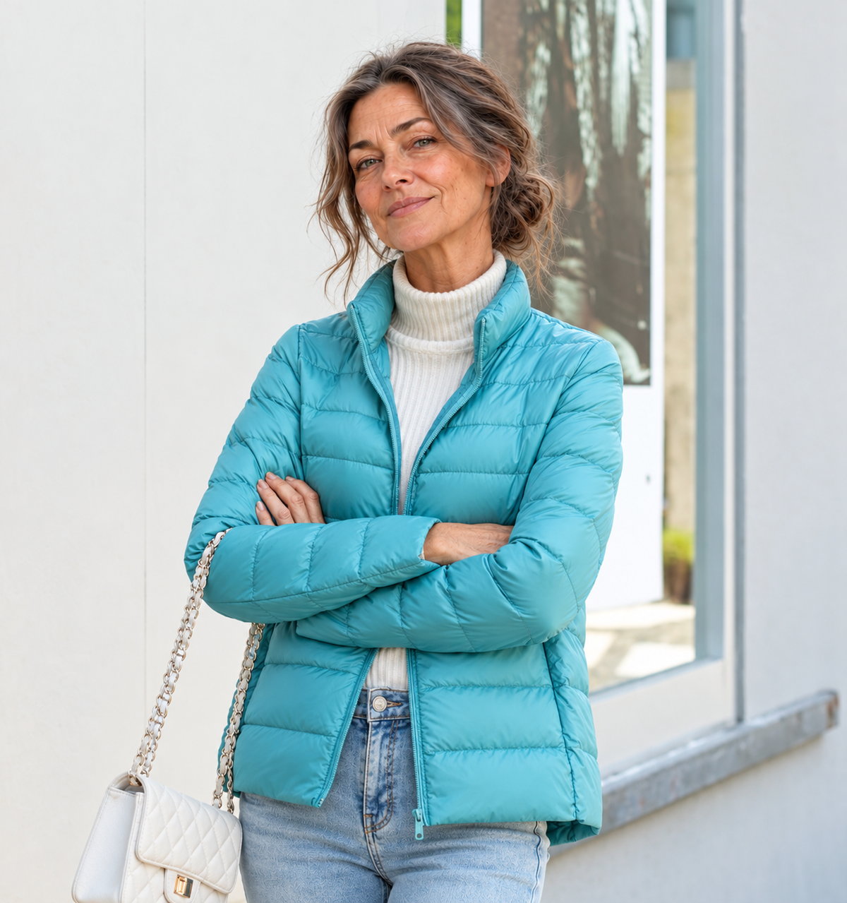 Marie Dominguez Piumino Ultraleggero Ripiegabile
