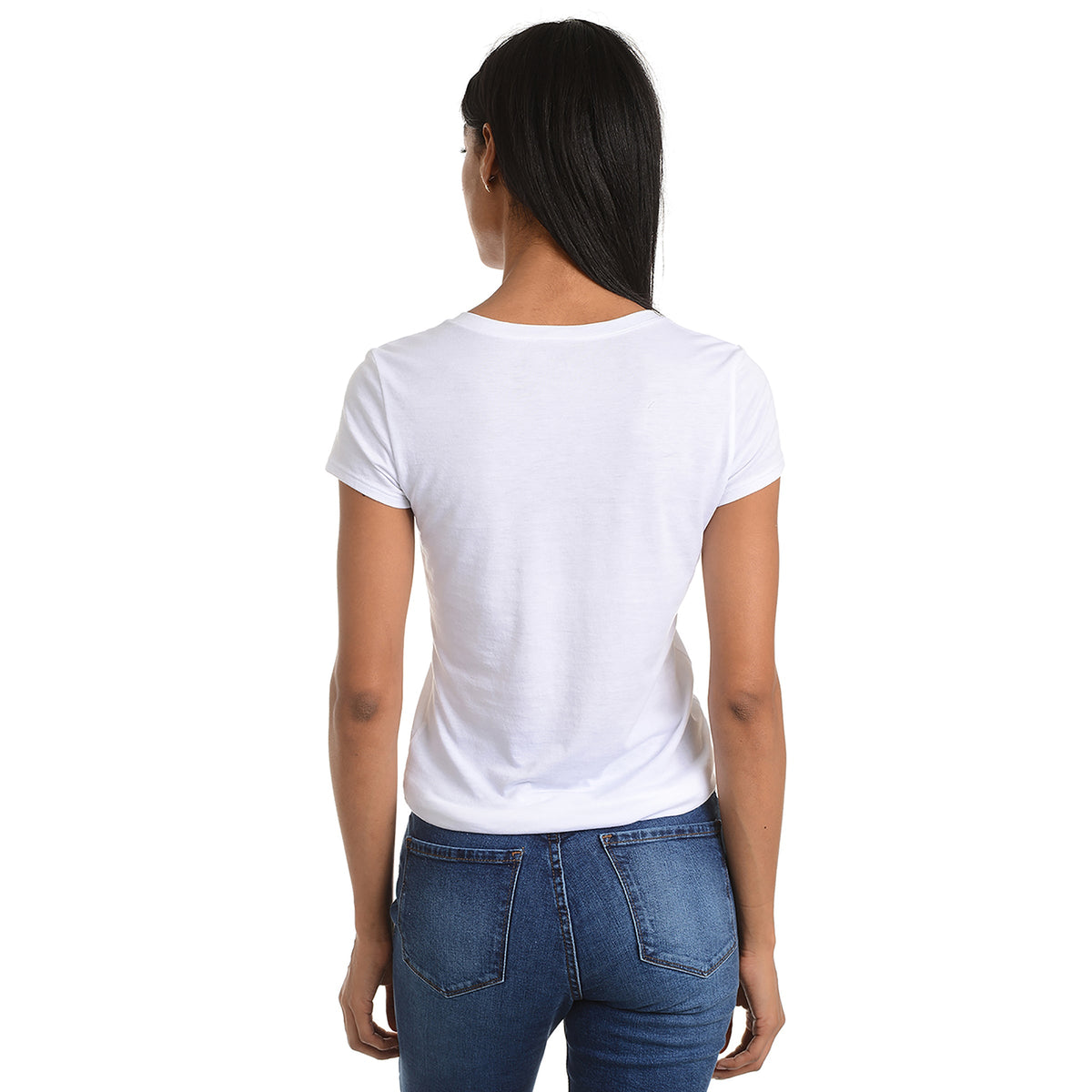 Camiseta Marcy entallada con cuello en V