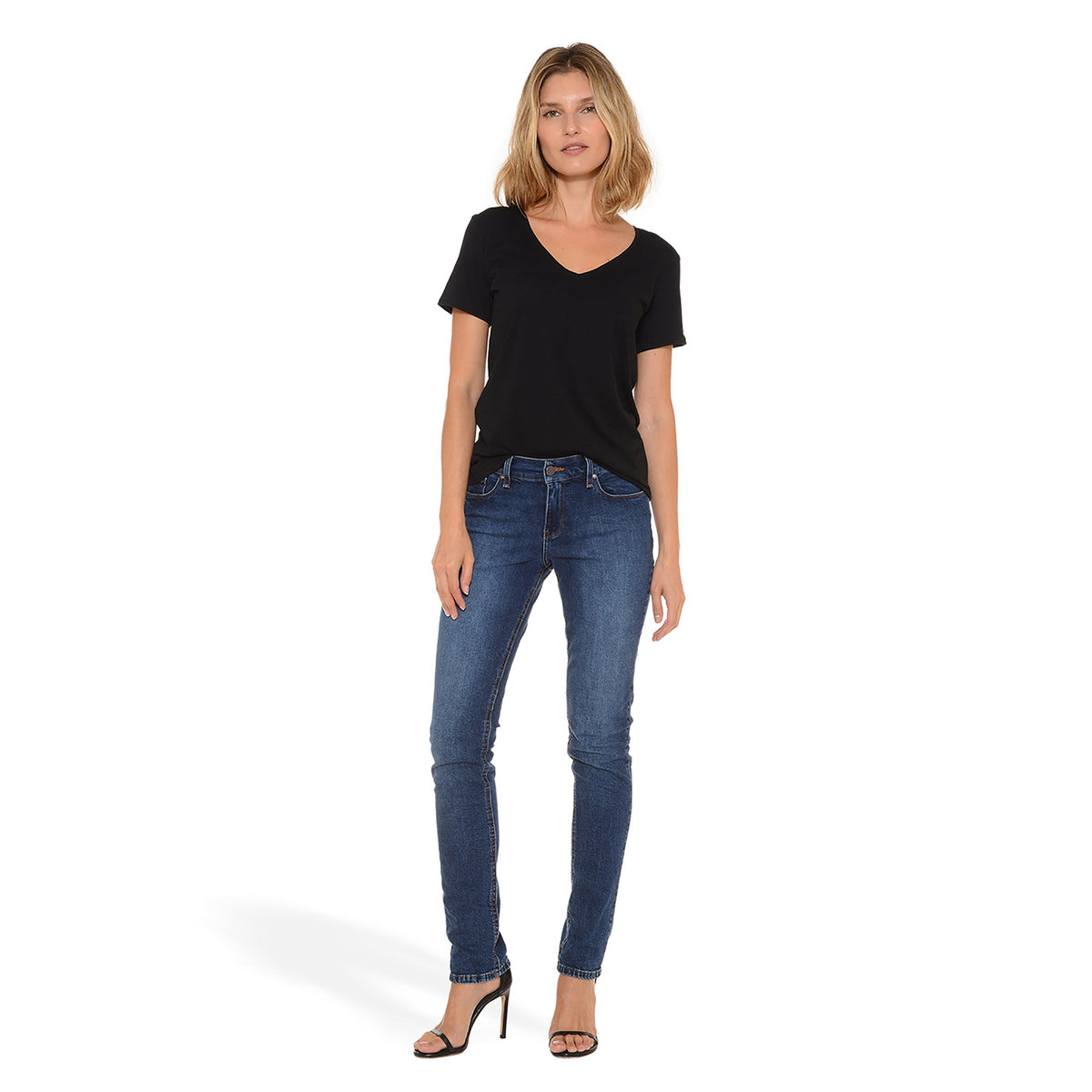 Jeans de corte recto slim Ridge-Fit