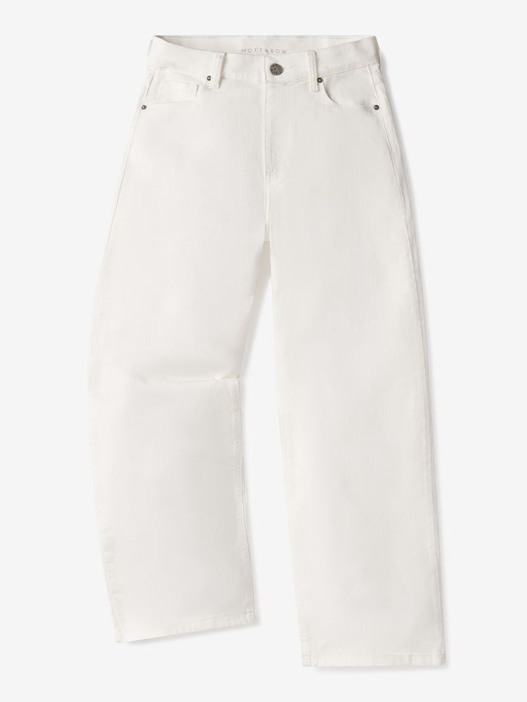 Jeans Mercer de tiro alto, tobilleros y de pierna recta