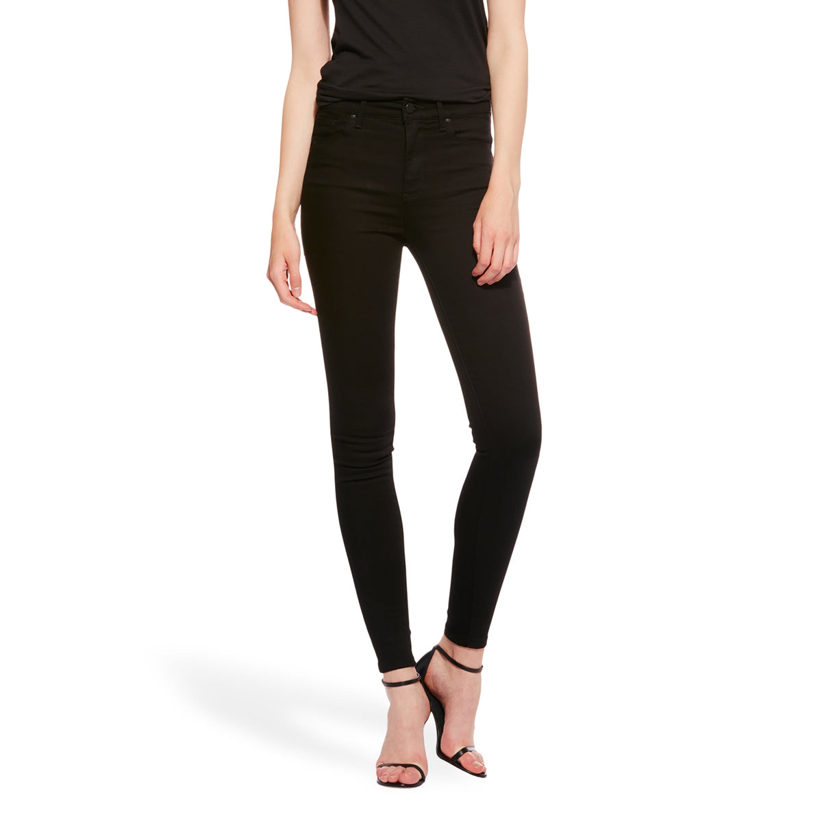 Jeans skinny de tiro alto