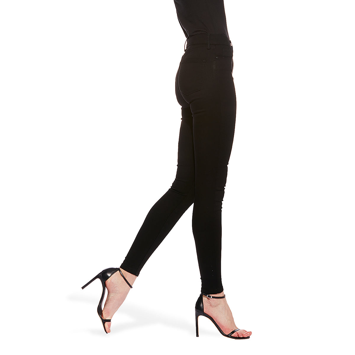 Jeans skinny de tiro alto