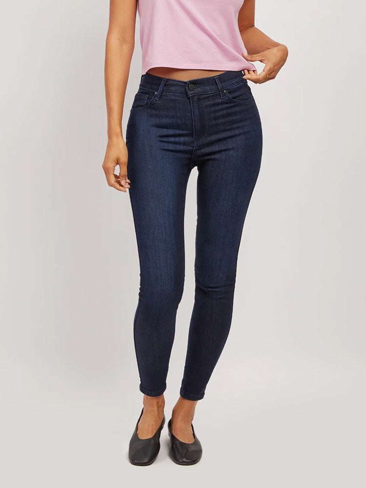 Jeans Jane skinny de tiro alto – ajuste elegante que realza la figura