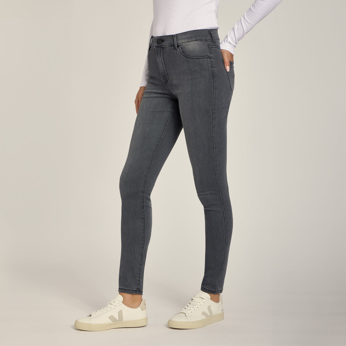 Jeans skinny de tiro alto Orchard