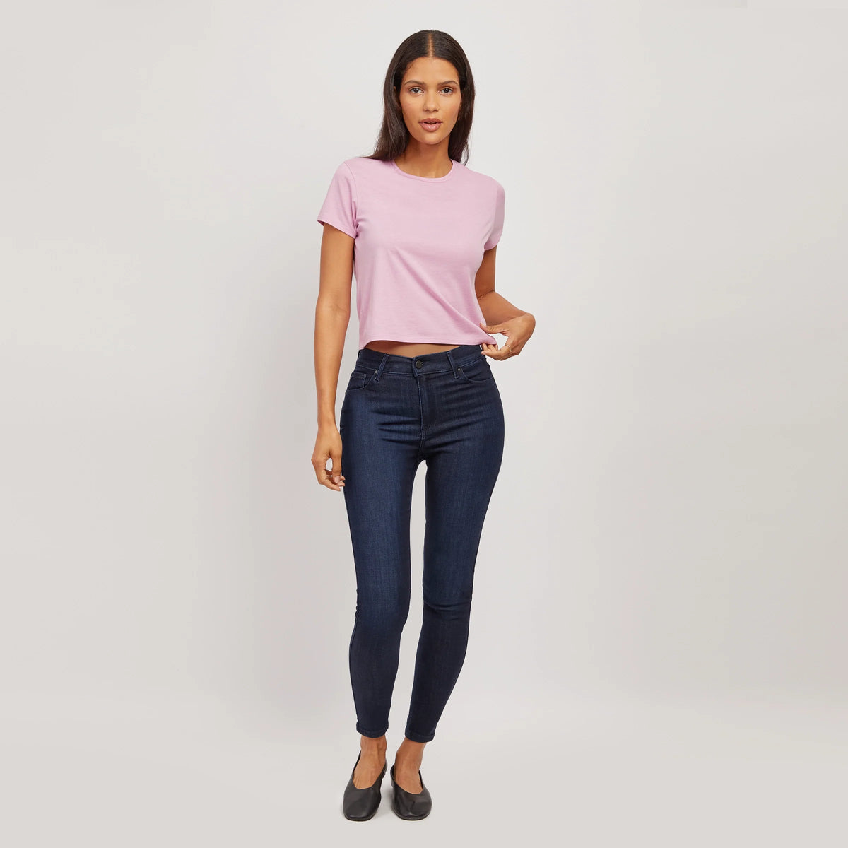 Jeans Jane skinny de tiro alto – ajuste elegante que realza la figura
