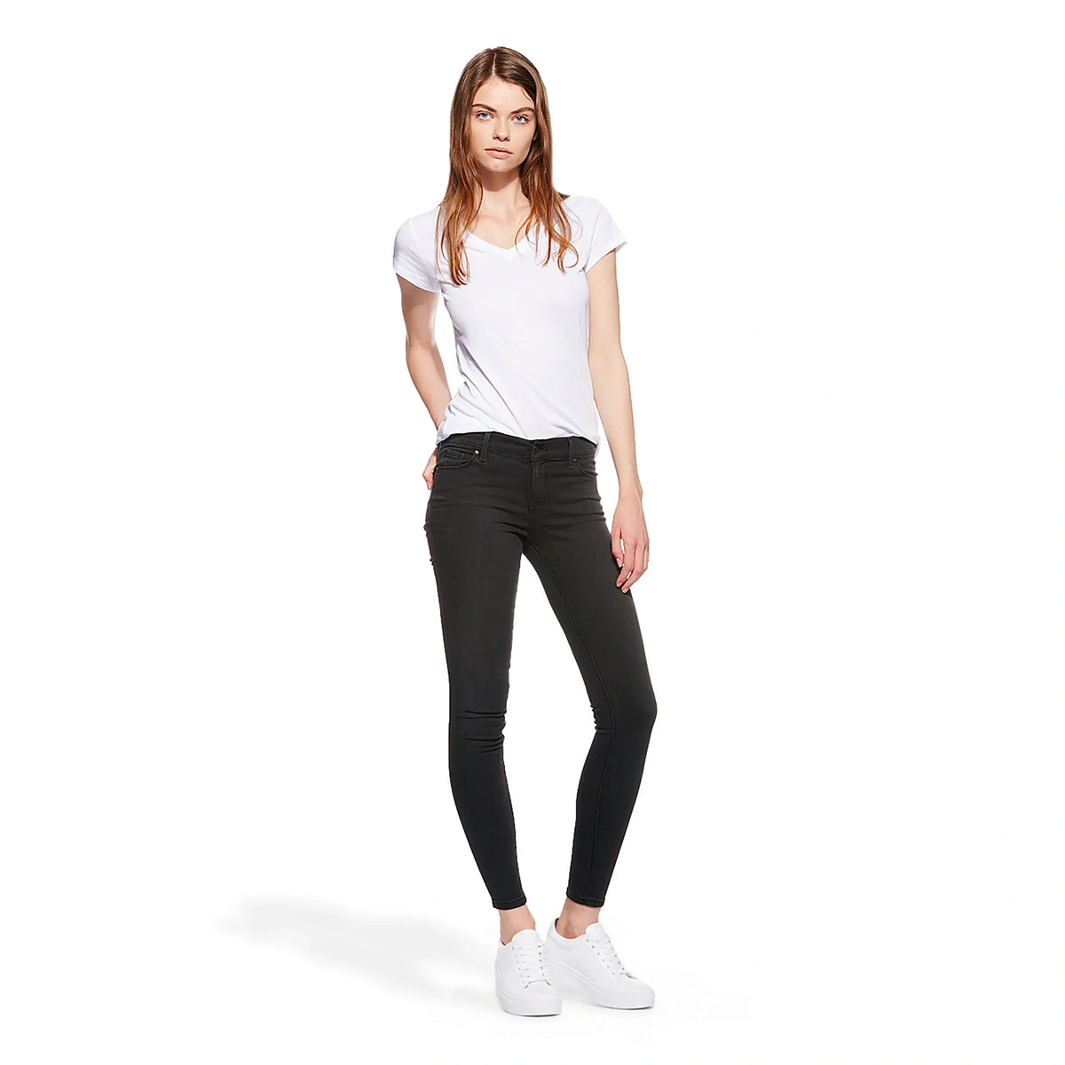 Jeans pitillo de tiro medio Orchard