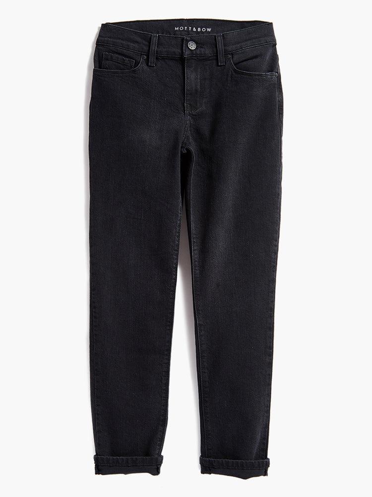 Jeans mom de tiro alto y corte slim Allen