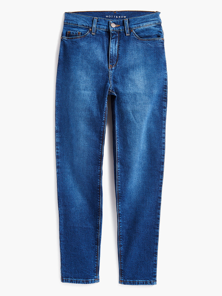 Jeans de corte recto slim Ridge-Fit