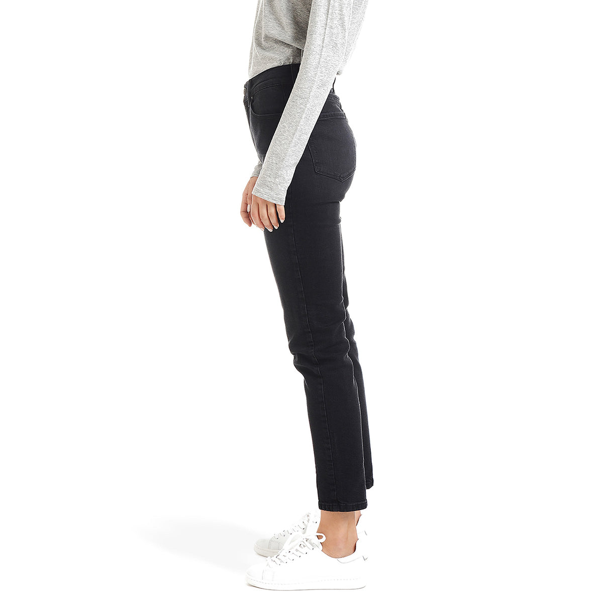 Jeans mom de tiro alto y corte slim Allen